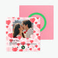 FridgeBeats Frameless Custom Photo with Hearts Music Fridge Magnet Sticker Special for Valentine's Day New 4.0 Upgrade