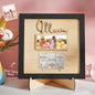 Custom Photo Engraved Ornament Mother's Day Puzzle Wooden Commemorate Gifts