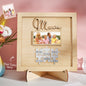 Custom Photo Engraved Ornament Mother's Day Puzzle Wooden Commemorate Gifts