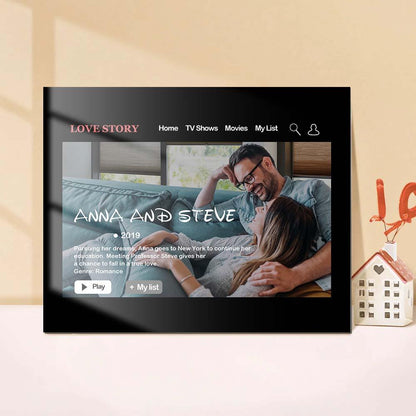 Valentine's Day Gifts Custom Movie Poster Plaque Personalized Movie Poster Sign Personalized Photo Plaque Gift
