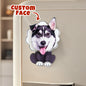 Personalized Pet Portrait Fridge Magnets Dog Refrigerator Magnet Home Decoration Gift for Pet Lover
